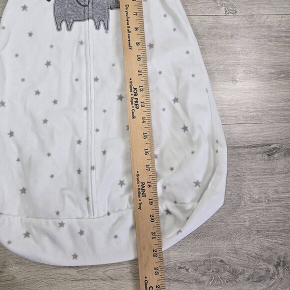 Carters Infant Sleep Sack Wearable Blankets 0-3 Mo & 3-6 Mo Gray Stripe Elephant - Picture 6 of 11